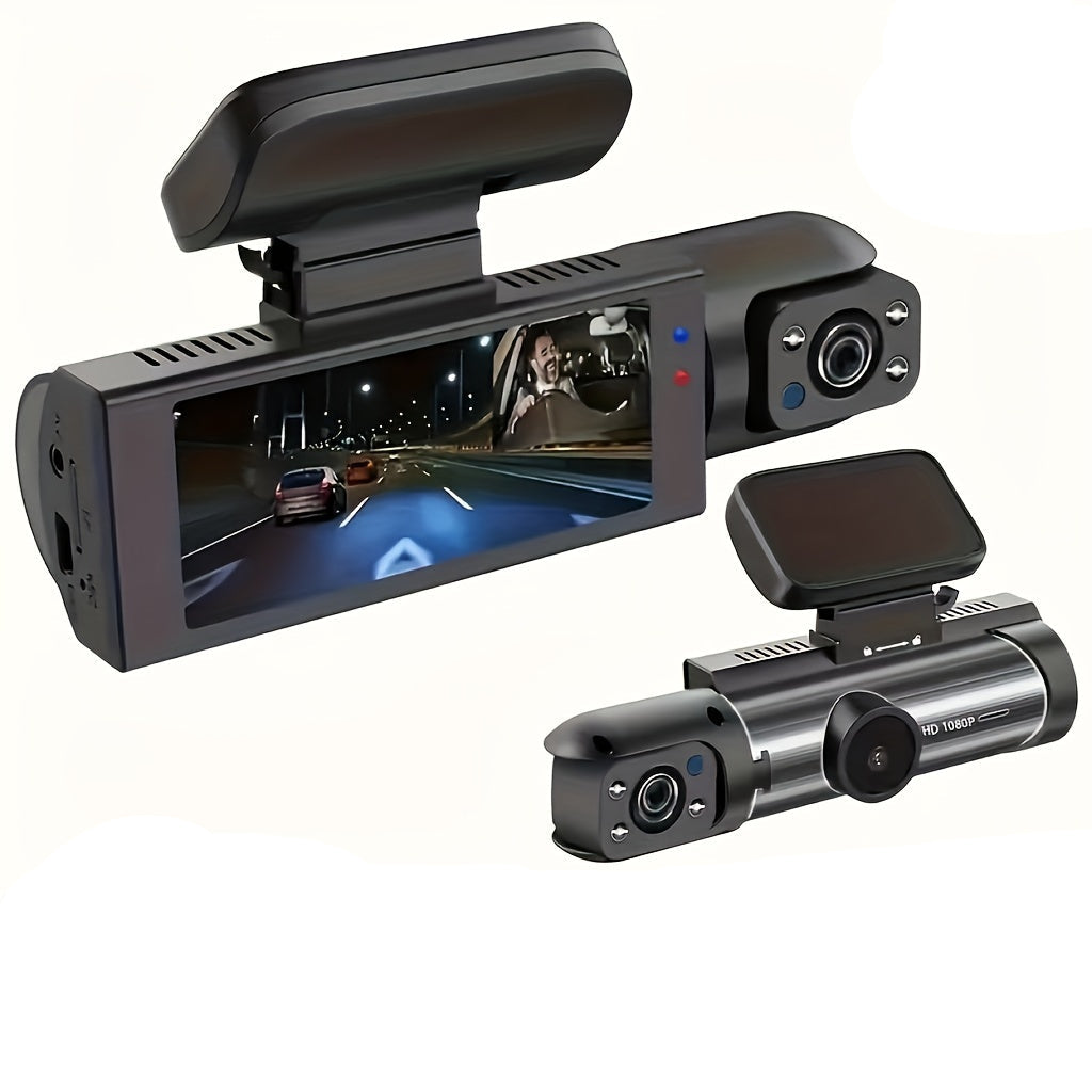 NordGear DualView Pro™ – 1080P Dual-Lens Dash Cam with Night Vision
