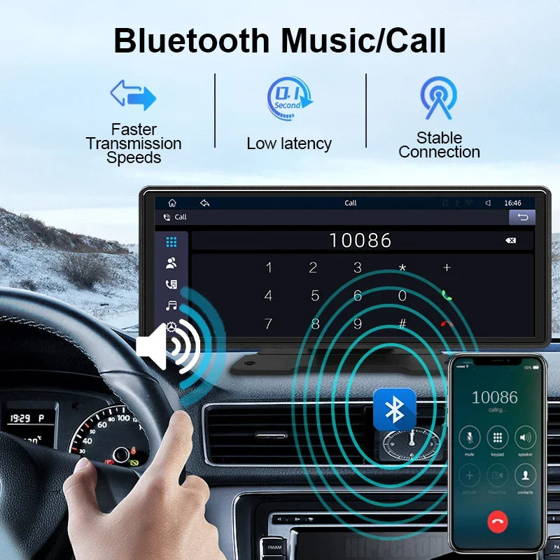 Universal Wireless Carplay Android Auto Car Screen
