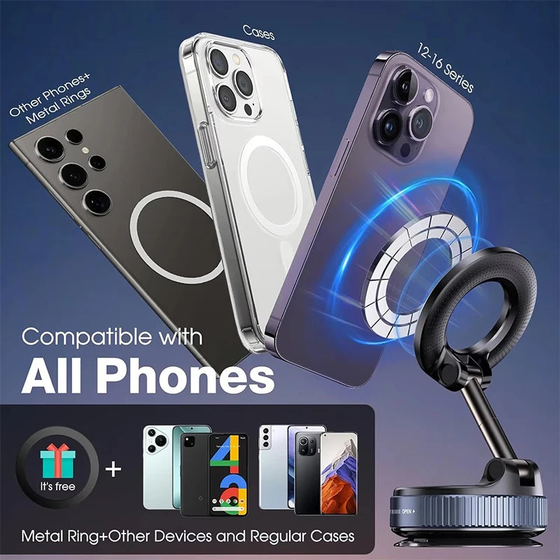 NordGear MagGrip 360™ – Magnetic Car Phone Holder