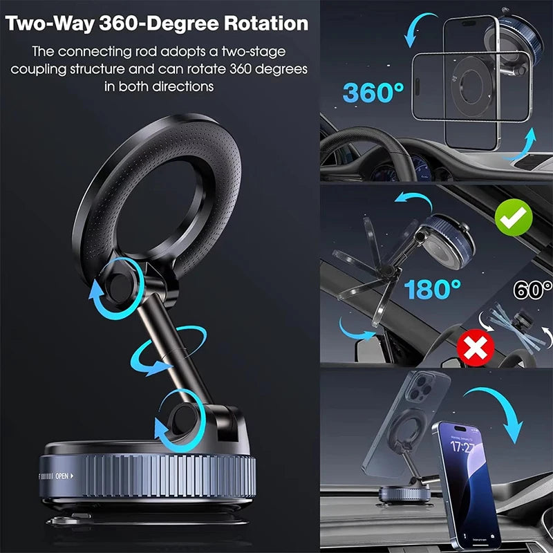 NordGear MagGrip 360™ – Magnetic Car Phone Holder