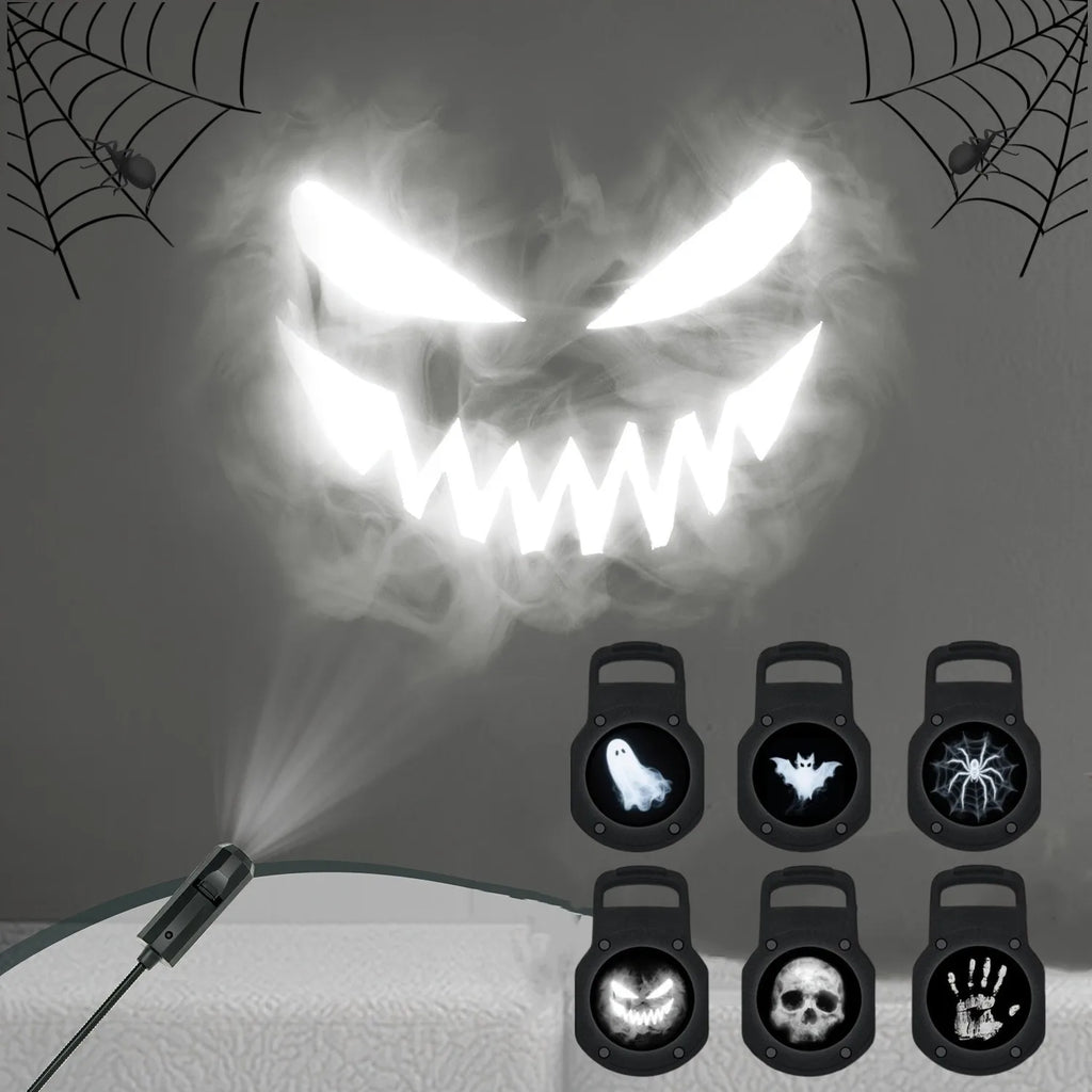 NordGear Halloween Car Projector™ – 12 Patterns USB LED