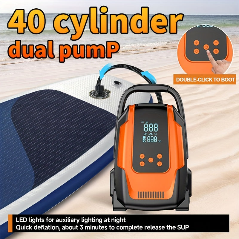 Multifunctional Inflatable Pump with LED Display