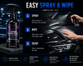 3-in-1 Ceramic Coating Spray | Nano Hydrophobic Car Polish | NordGear