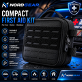Compact Vehicle First Aid Kit – Tactical Emergency Medical Bag for Car, Home & Outdoor