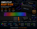 NordGear RGB Ambient Light Pro – 18-in-1 Smart Interior LED Lighting Kit with App Control & Music Sync