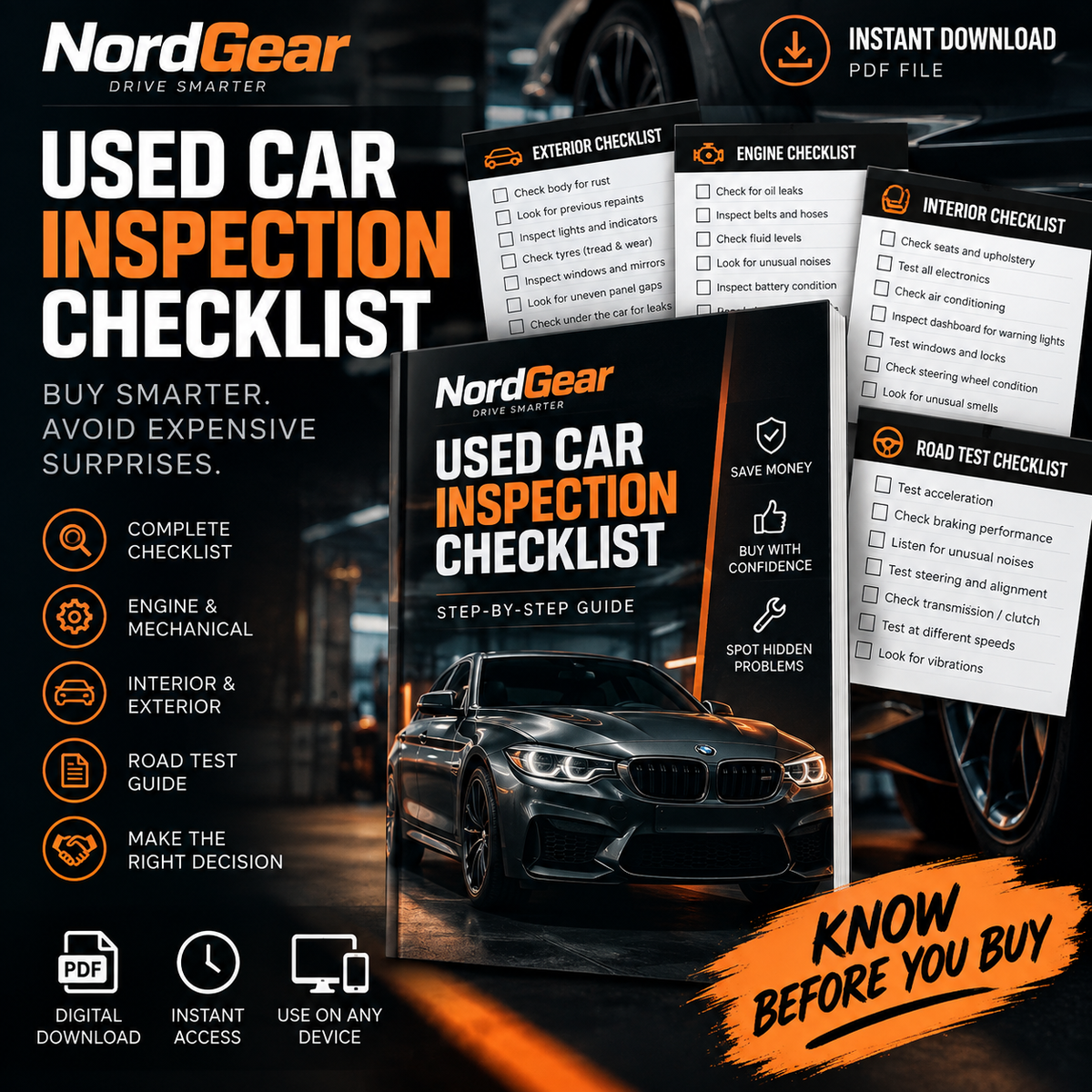 Used Car Inspection Checklist