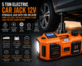 NordGear AutoLift Pro 5T – Electric Hydraulic Car Jack, Tire Inflator & LED Emergency Light