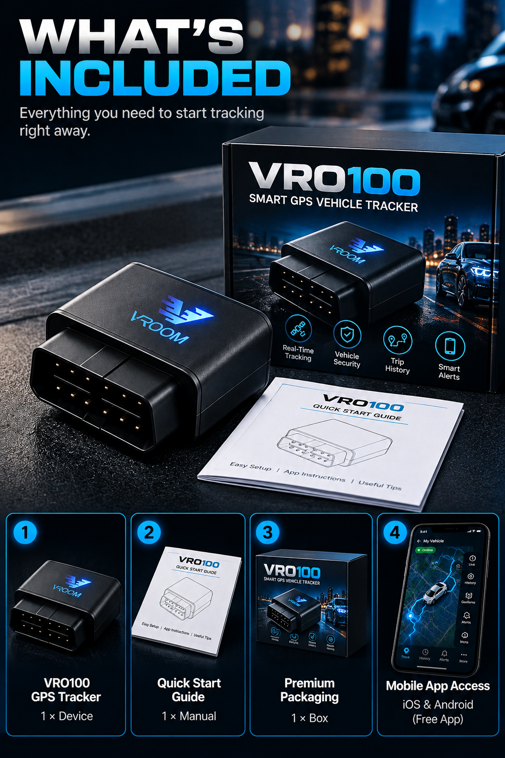 NordGear VRO100 – Smart GPS Vehicle Tracker
