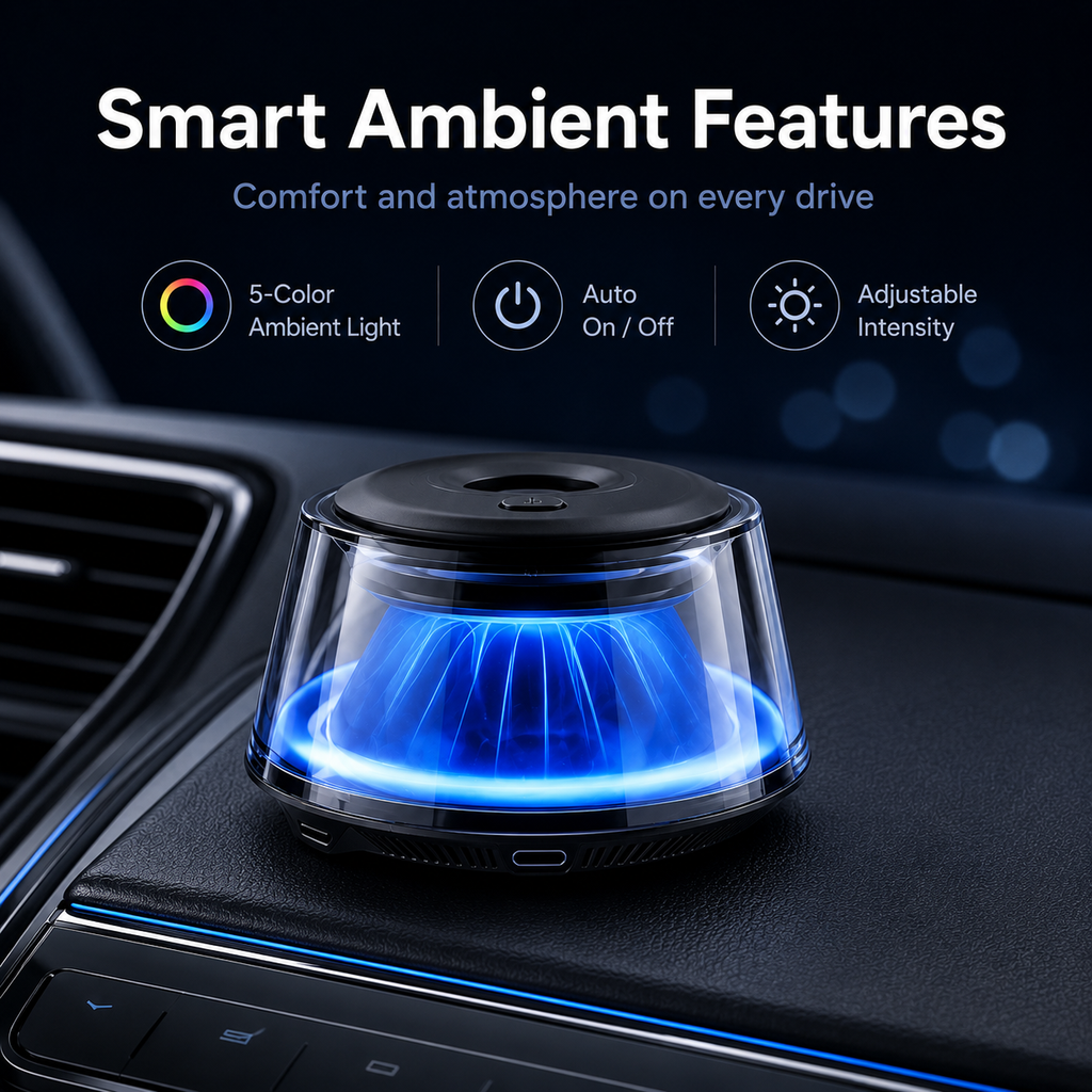 NordGear™ Car Aroma Diffuser – Long-Lasting Premium Car Fragrance