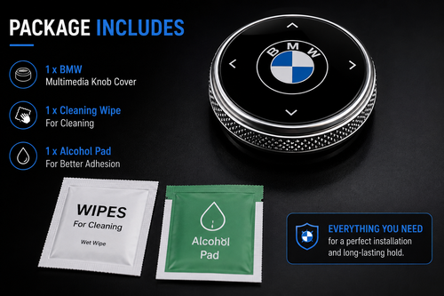 BMW Multimedia iDrive Knob Cover – Premium Interior Upgrade