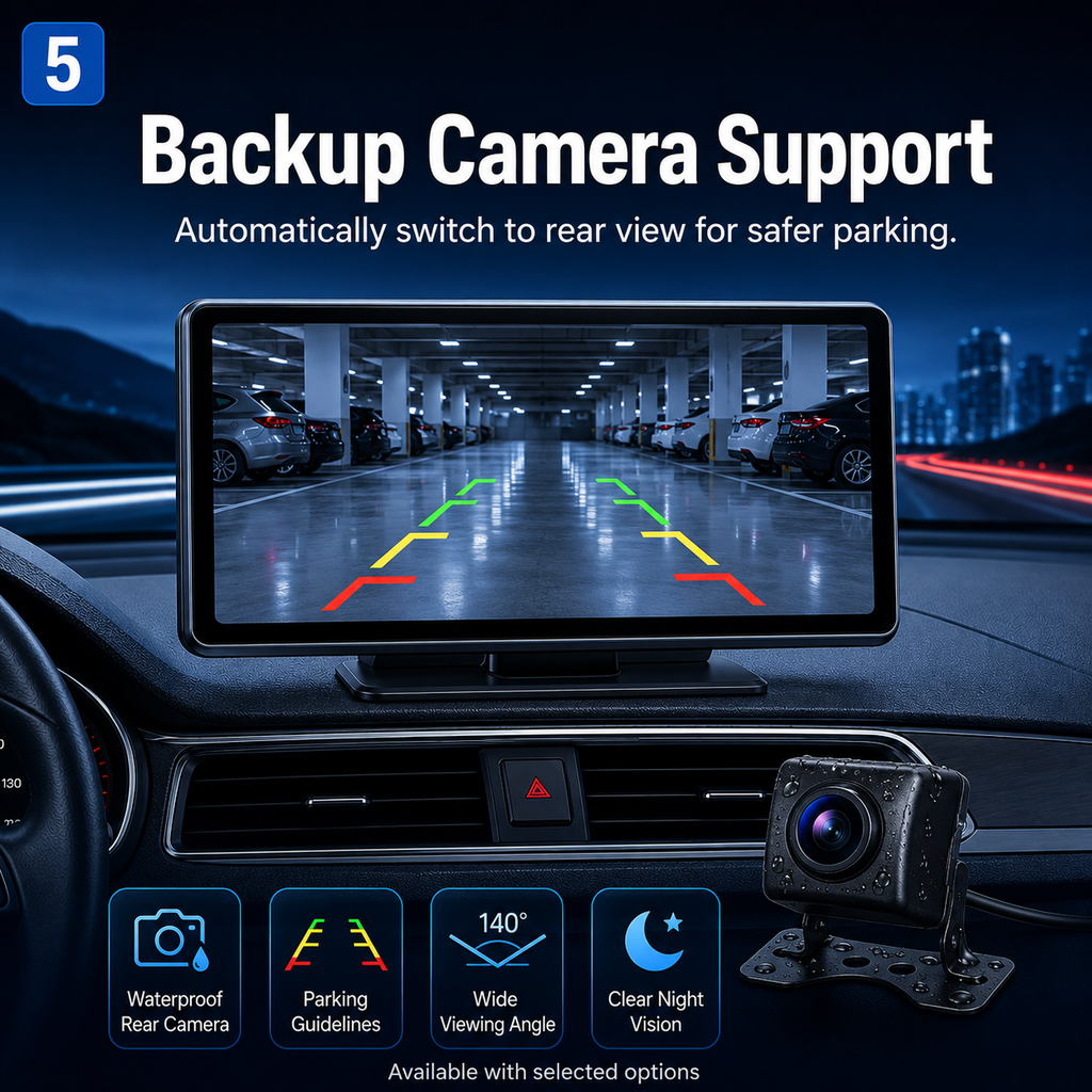 NordGear Wireless CarPlay & Android Auto Display