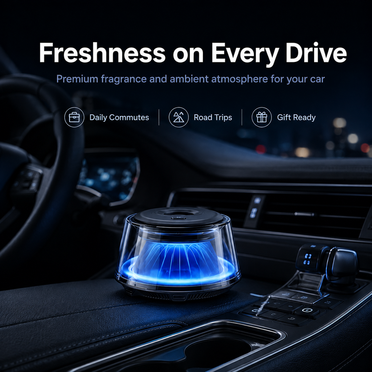 NordGear™ Car Aroma Diffuser – Long-Lasting Premium Car Fragrance