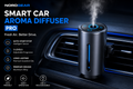 Smart Car Air Aromatherapy Diffuser Fragrance Car Air Fresheners With Three Adjustable Humidifier Essential Oil Diffuser