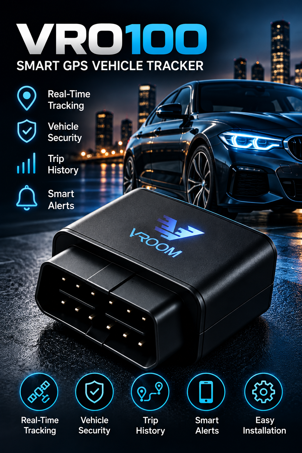 NordGear VRO100 – Smart GPS Vehicle Tracker