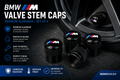 BMW M Aluminum Tire Valve Stem Caps – Set of 4